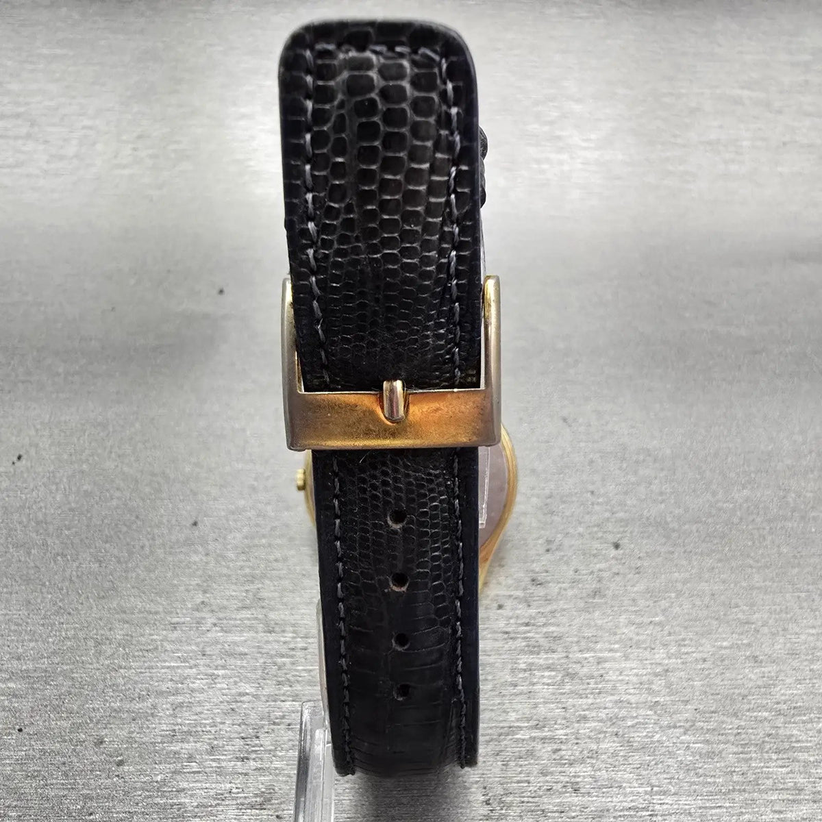 Seiko Watch Men 34mm Champagne Dial Gold Tone Daydate 7813-8019 New Battery VTG7