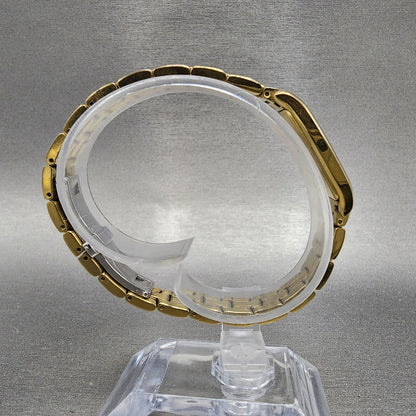 Citizen Eco-Drive Stiletto Watch Women 18mm MOP Dial Gold Tone G670-S008433 Runs