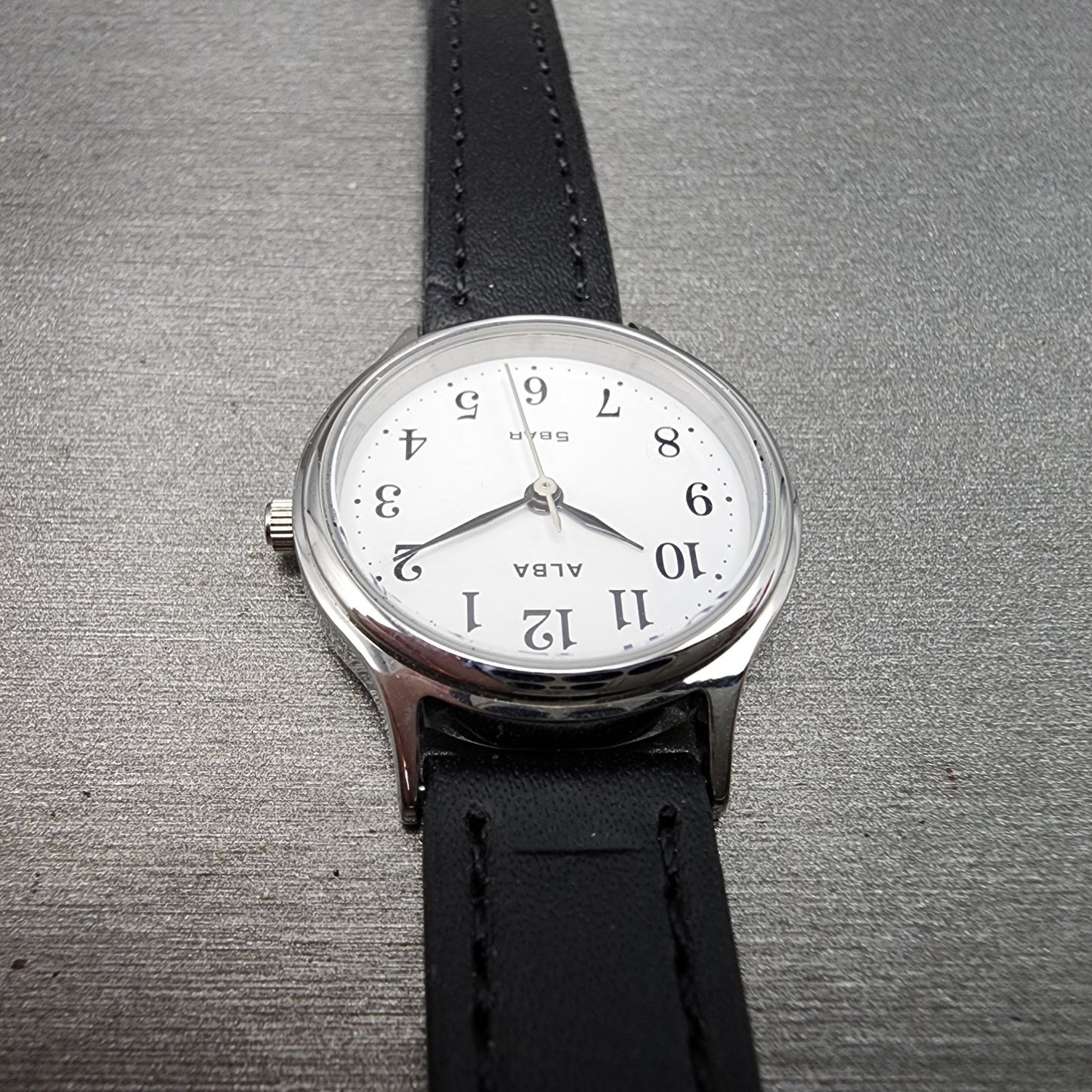 Seiko Alba Watch Women 26mm White Dial Silver Tone Round VJ21KXV0 New Battery4