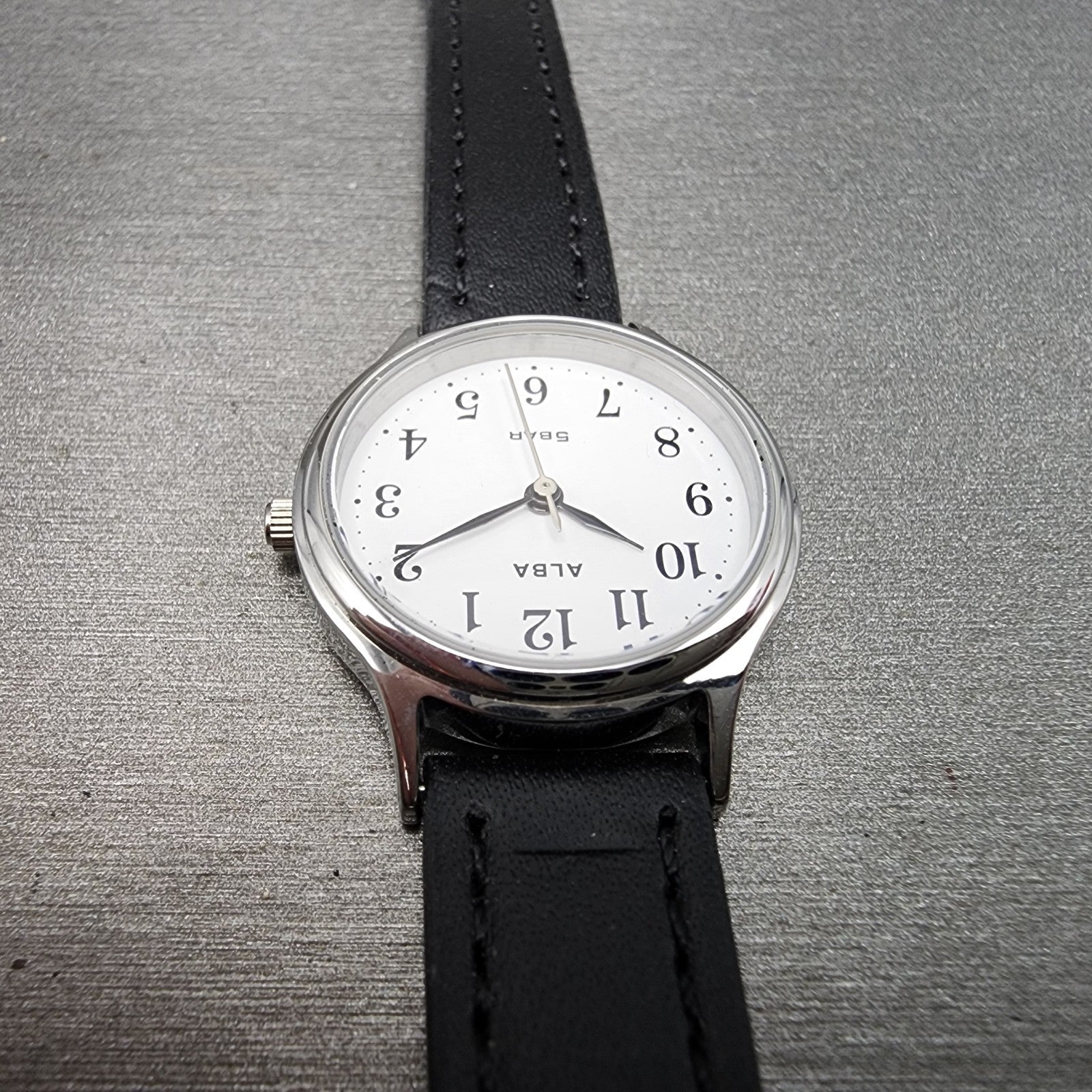 Seiko Alba Watch Women 26mm White Dial Silver Tone Round VJ21KXV0 New Battery4