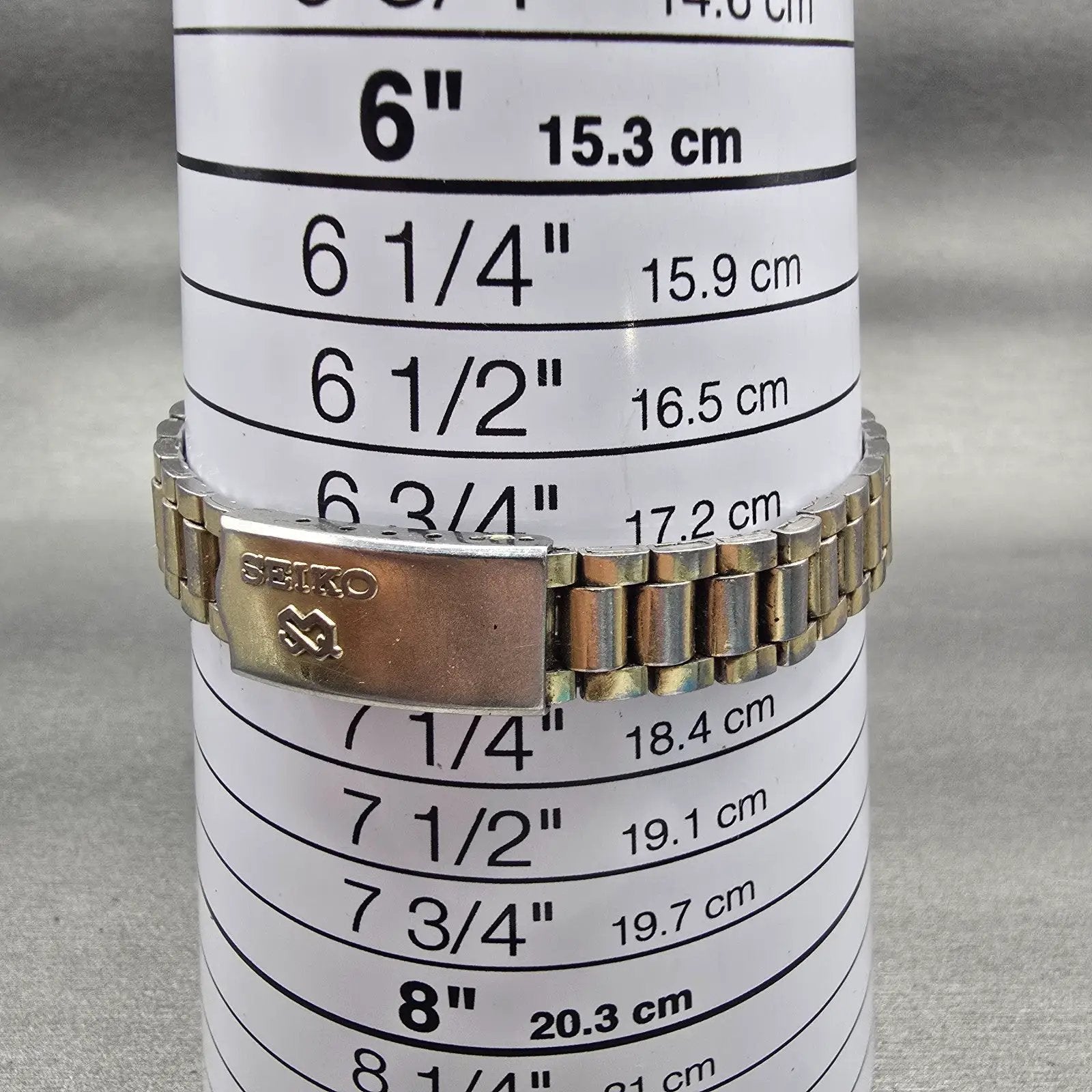 Seiko SQ Watch Women 24mm Gold Dial Gold Tone Daydate Round 2626-0150 New Batt9