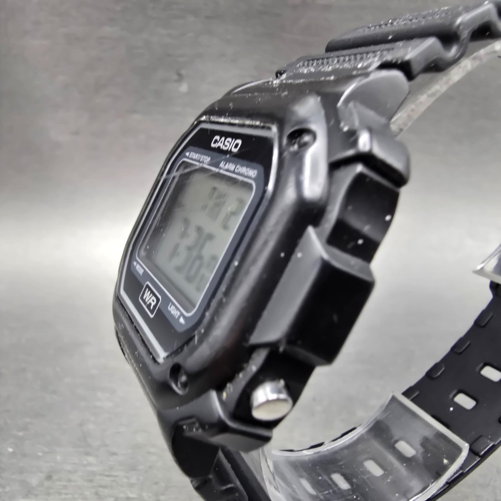 Casio Illuminator F-108WH Watch Men 43mm Black Alarm Chrono Digital New BatteryL2