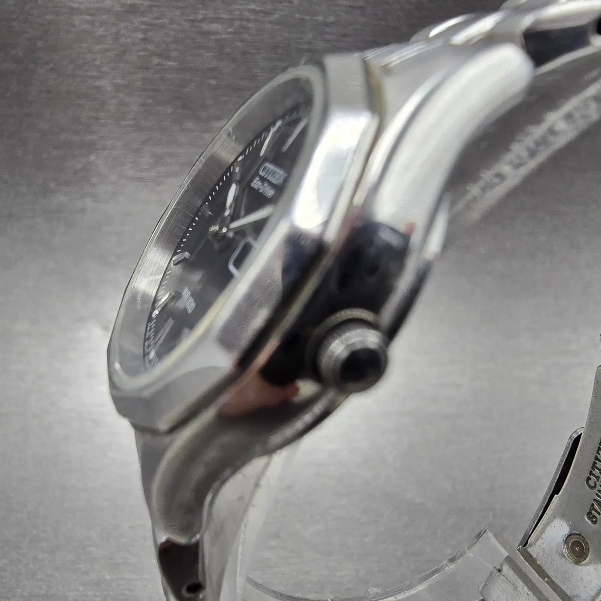 Citizen Eco-Drive Watch Women 26mm Black Dial Silver Daydate E001-S053463 JP2