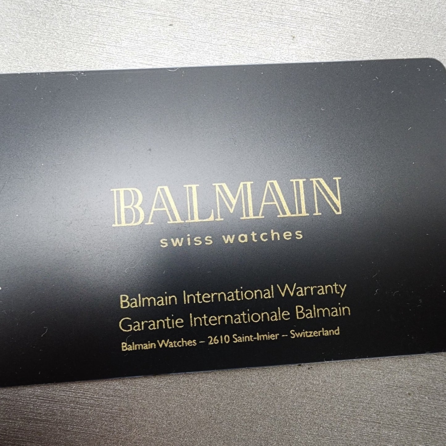 Balmain Flamea Watch Women 34mm Green Malachite Dial Gold Tone Round B4790.33.7514