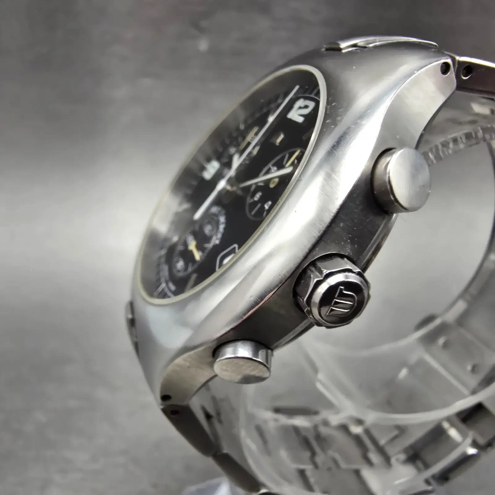 Maurice Lacroix Siras Chronograph Watch Men 38mm Black Dial Steel Date New Batt2