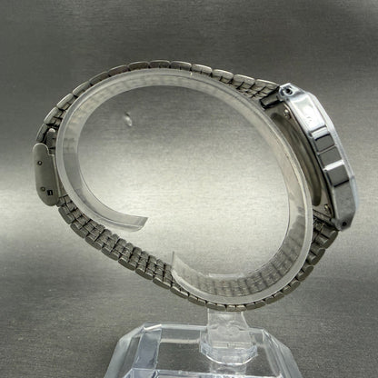 Casio B-614W Watch Men 34mm Digital Silver Tone Octagon Date New Battery8