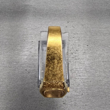 Seiko Watch Women 17mm Gold Dial Gold Tone Oval 2P20-5259 New Battery Vintage4