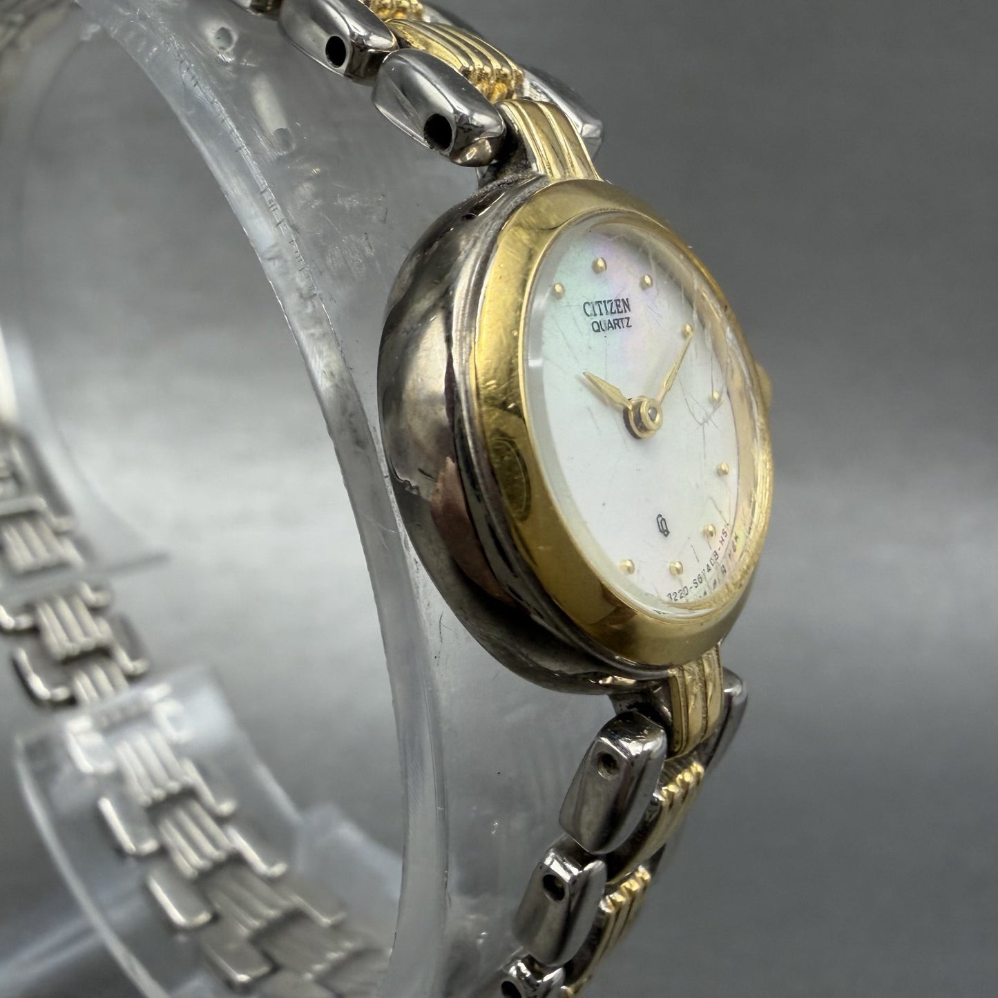 Citizen CQ Watch Women 20mm MOP Dial Two Tone Round 3220S24329 New Battery3