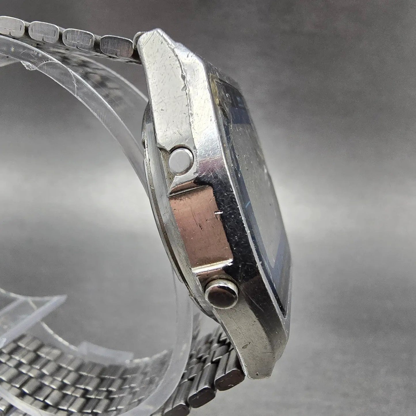 Casio AA-92W Thunder Watch Men 35mm Digital Silver  Alarm Chrono READ!!!!! PARTS4
