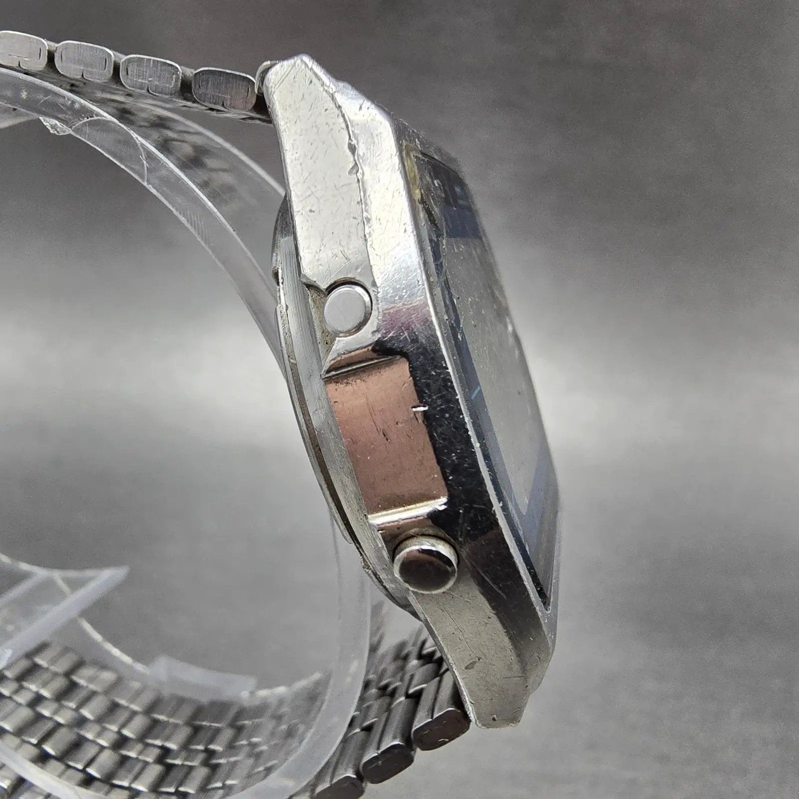 Casio AA-92W Thunder Watch Men 35mm Digital Silver  Alarm Chrono READ!!!!! PARTS4