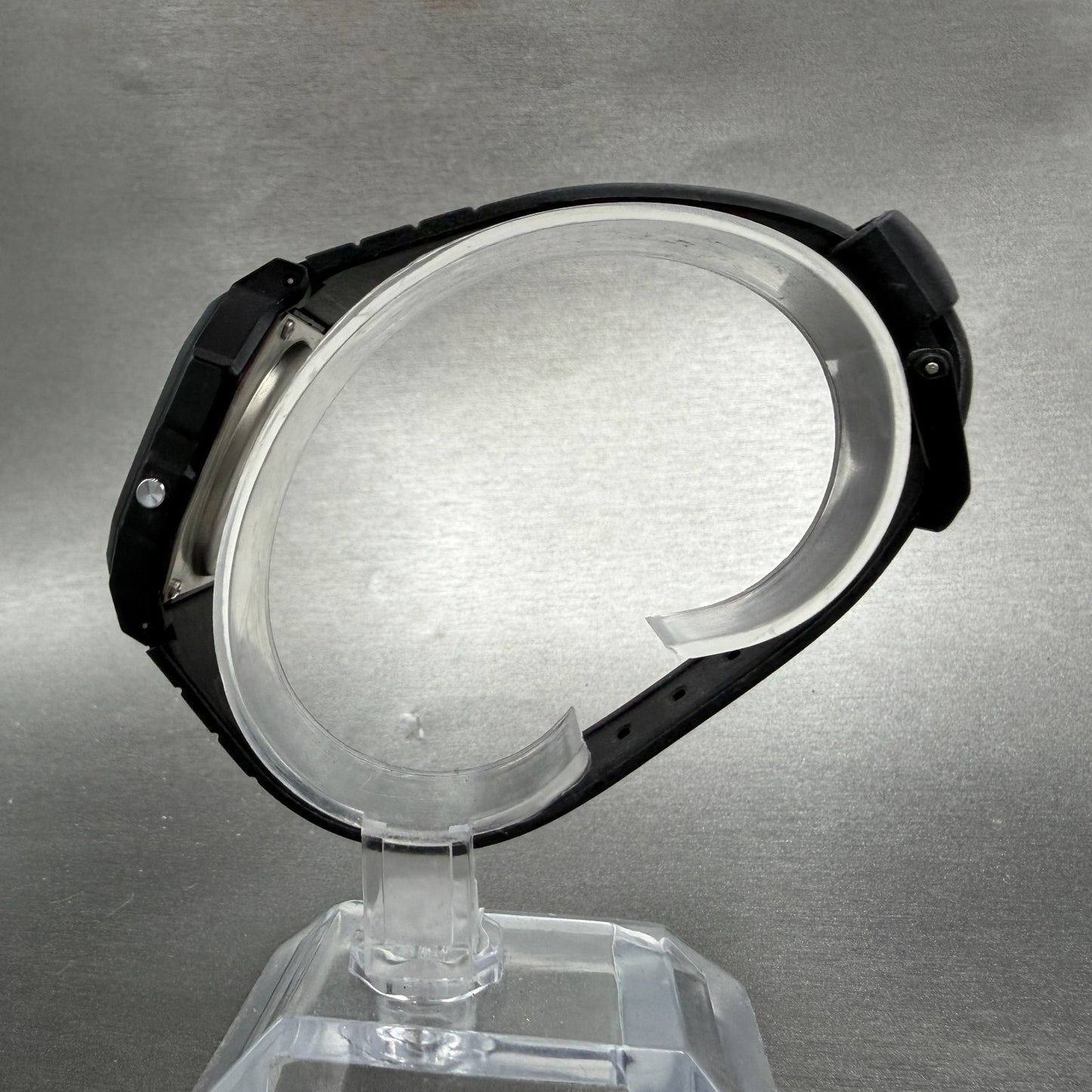 Casio F-91W Watch Men 34mm Digital Black Tone Alarm Chrono 593 New Battery LKJ6