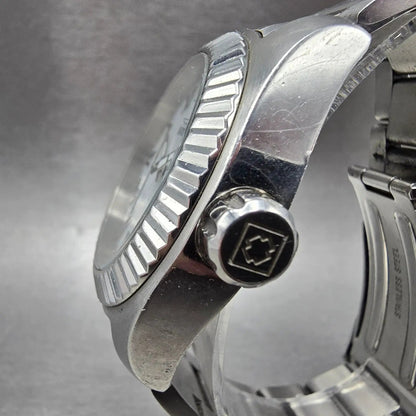 Invicta Angel Watch Women 40mm MOP Dial Silver Date Round 20315 New Battery2