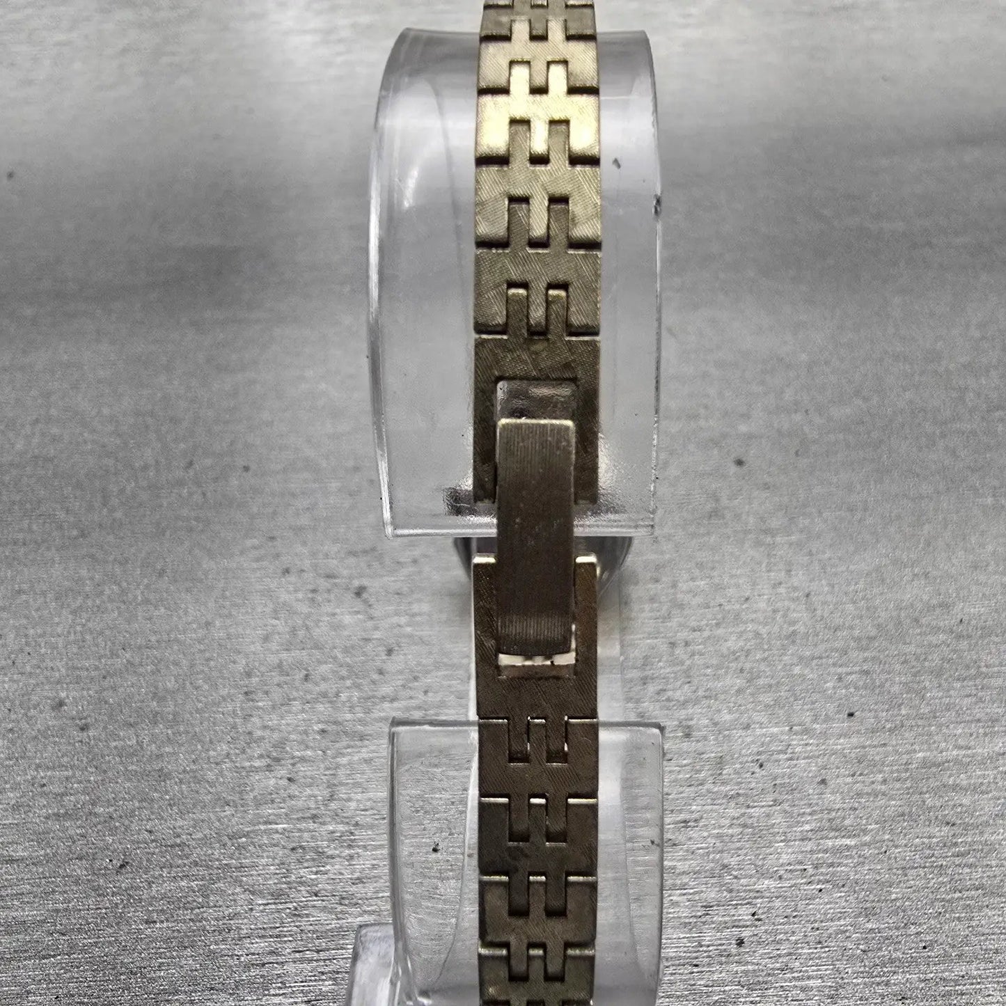Seiko Watch Women 19mm Champagne Dial Gold Tone Octagon 1104-3390 Manual Wind7