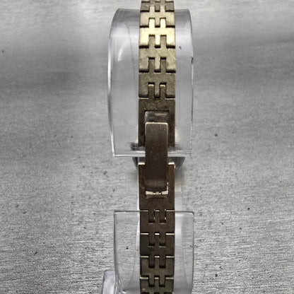 Seiko Watch Women 19mm Champagne Dial Gold Tone Octagon 1104-3390 Manual Wind7