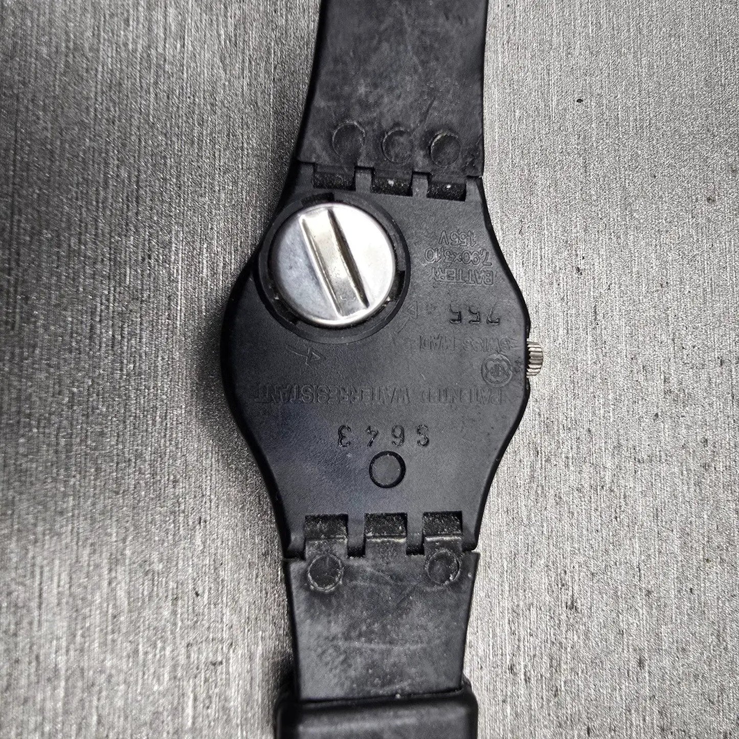 Swatch Lady Chelsea Watch Women 25mm Black Dial Black Tone Round LB112 New Batt10