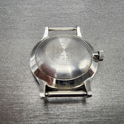 Seiko Socie Watch Women 25mm White Dial Steel Manual Wind Runs 110870 Vintage11