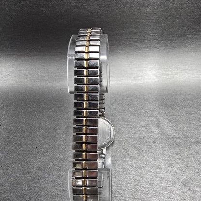 Citizen Watch Women 20mm Black Dial Two Tone Round 5920-S008007 New Battery VTG7