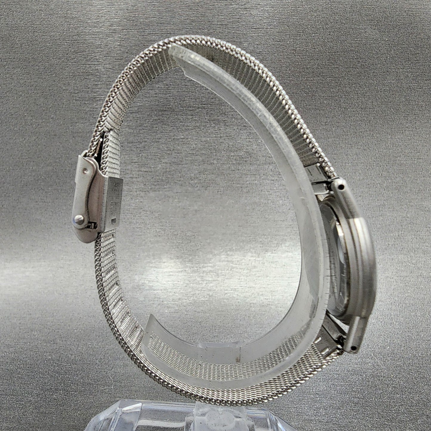 Skagen Watch Women 25mm Blue Dial Silver Tone Round Mesh band P4SSN New Battery8