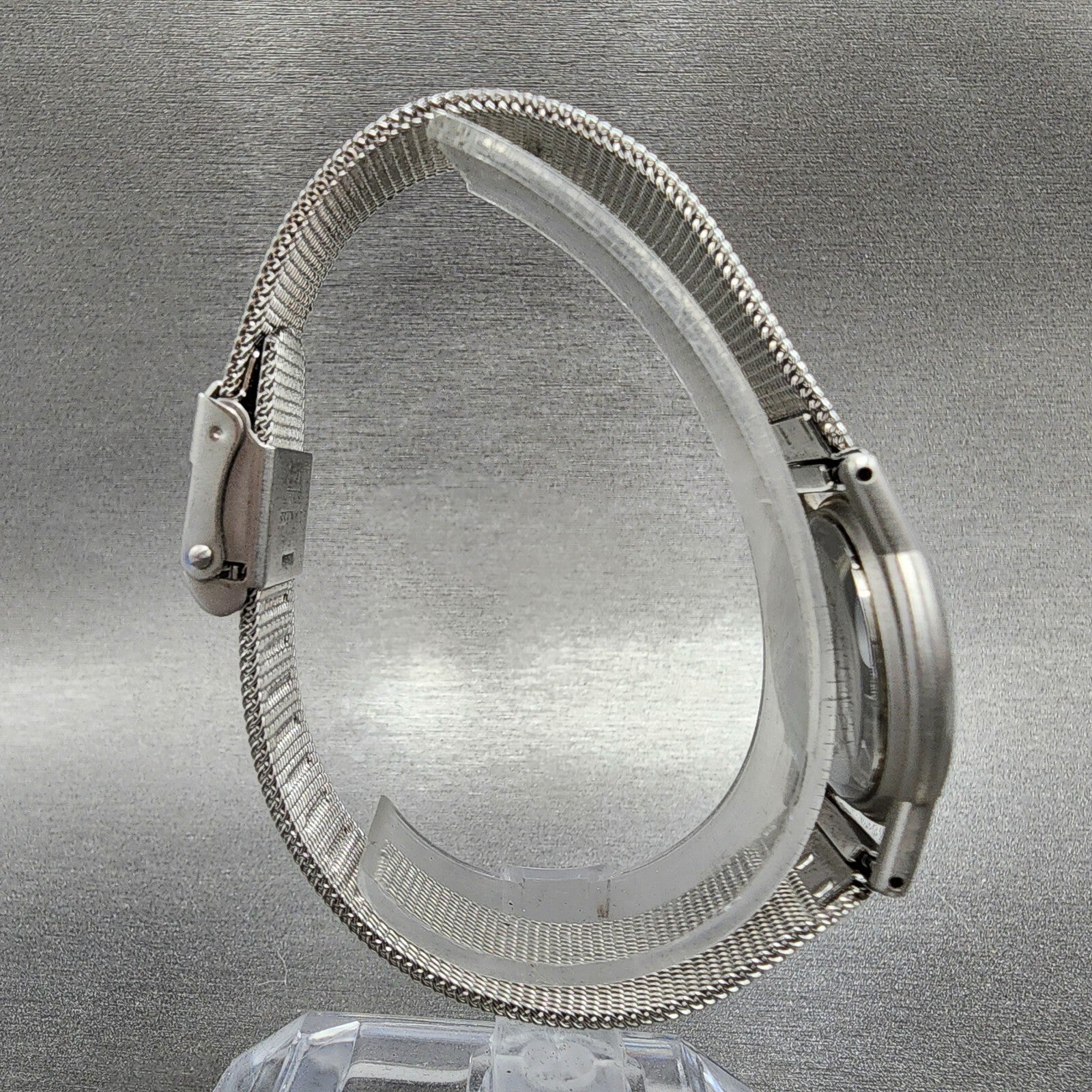 Skagen Watch Women 25mm Blue Dial Silver Tone Round Mesh band P4SSN New Battery8