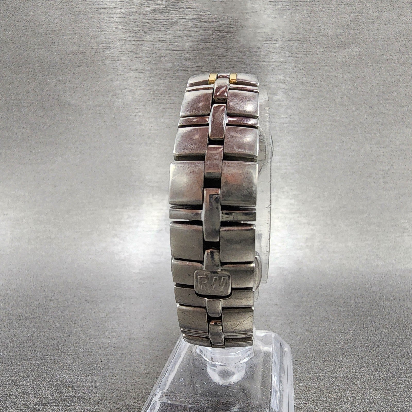Raymond Weil Parsifal 27mm MOP Dial Two Tone Date Diamond Markers 9440 New Batt8