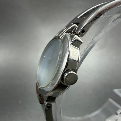 Seiko Watch Women 20mm MOP Dial Silver Tone Round 1n00-0gn0 Vintage New Battery2