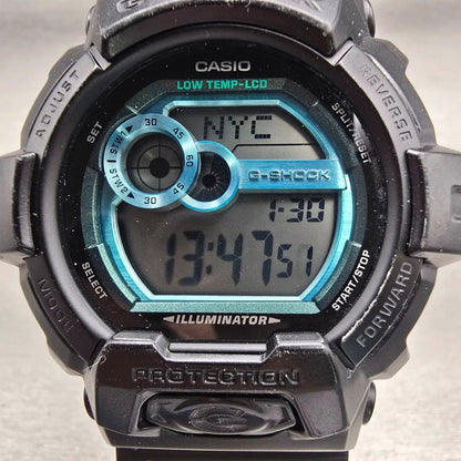 Casio G-Shock GLS-8900 Watch Men 52mm Blue  Black Alarm Chronograph New Battery1
