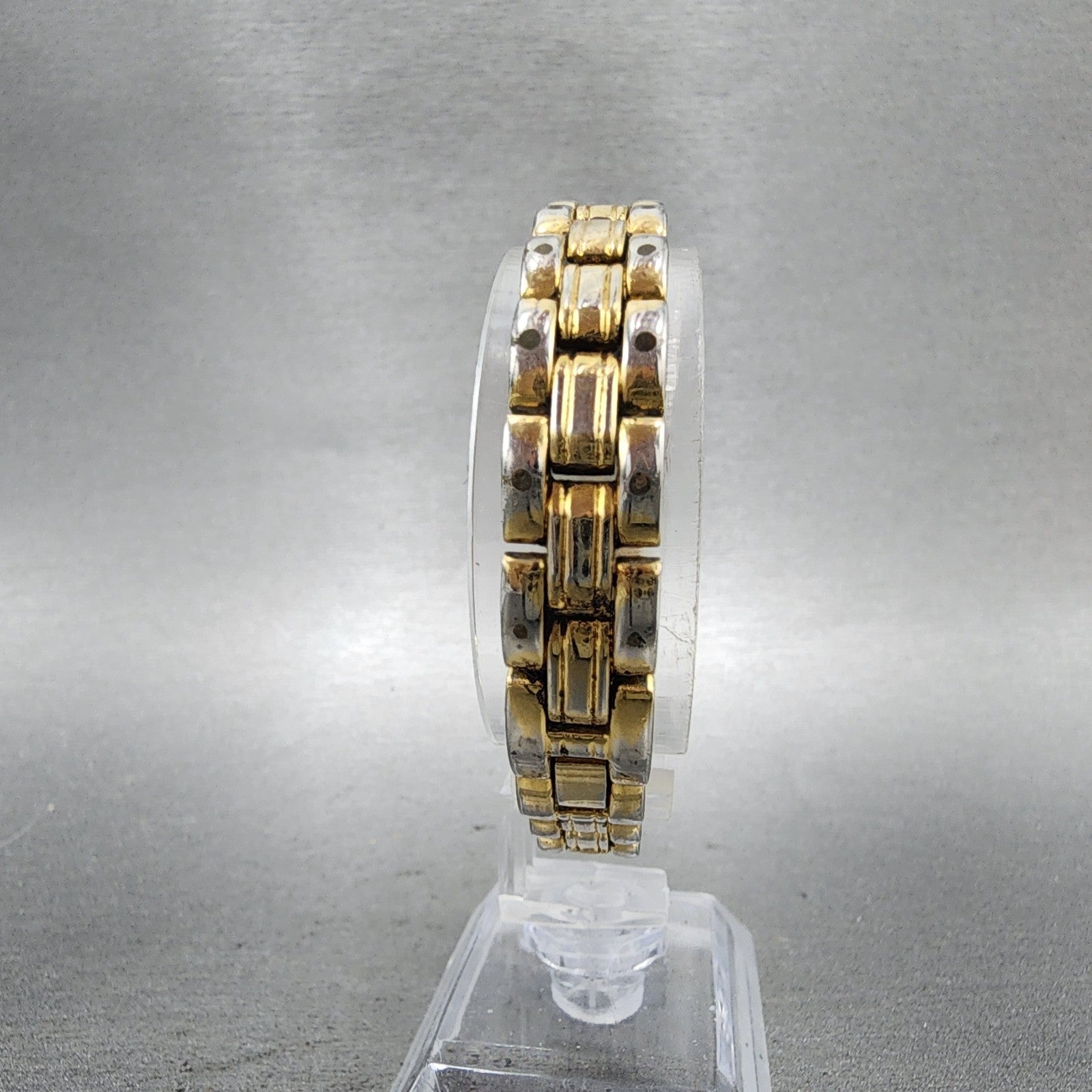 Citizen Elegance Tank Watch Women 14mm Black Dial Gold Tone 5421F47629 New Batt7