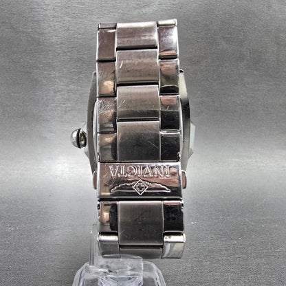 Invicta Lupah Watch Men 47mm Purple Dial Silver Tone Rectangle 21391 New Battery7