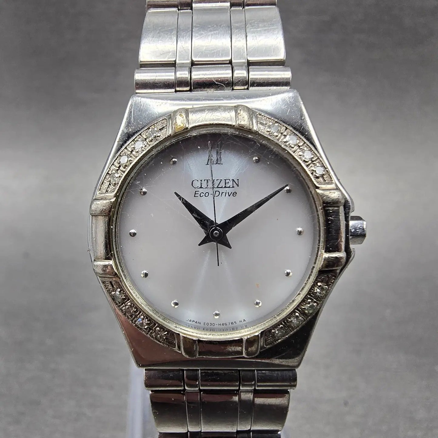Citizen Eco-Drive Watch Women 26mm Silver Dial Silver Tone E030-H26639 Runs0