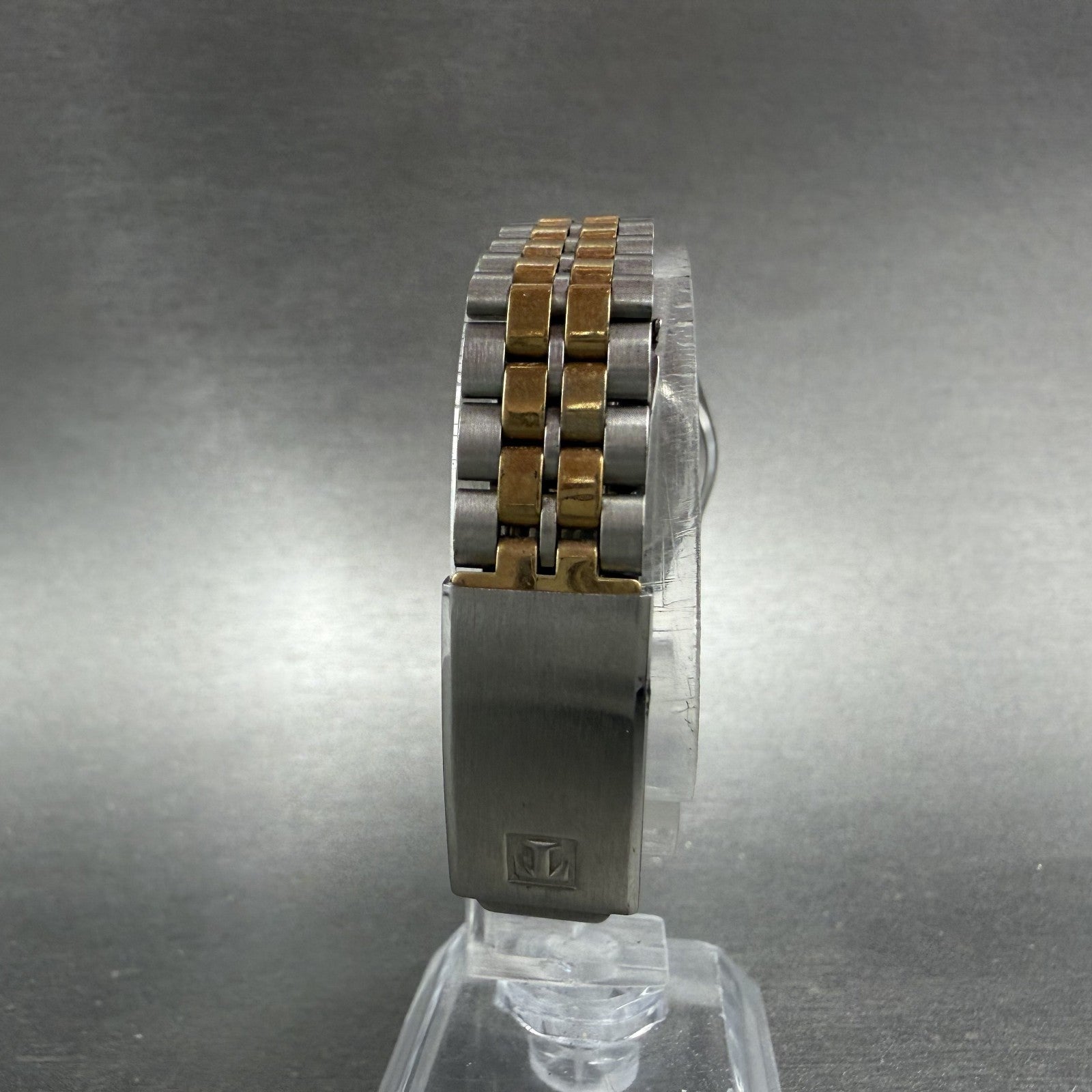 Tissot PR100 Watch Women 26mm White Dial Two Tone Date Round P330A/430A New Batt7