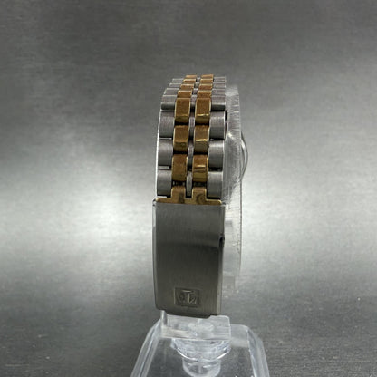 Tissot PR100 Watch Women 26mm White Dial Two Tone Date Round P330A/430A New Batt7