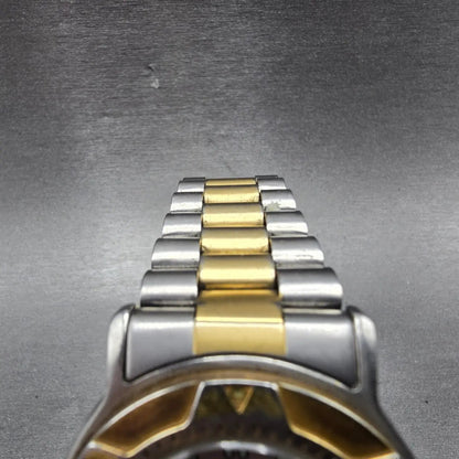 Sunlord Dive Watch Men 35mm Silver Dial Two Tone Round New Battery Vintage4