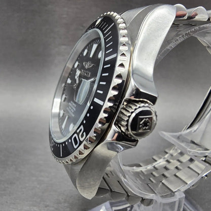 Invicta Pro Diver Automatic Watch Men 42mm Black Dial Steel Date 30091 Runs2