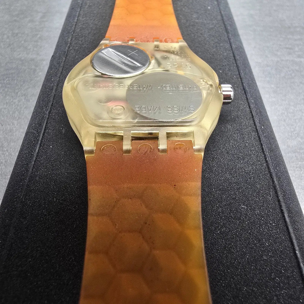 Swatch Musicall Adam Watch Men 34mm Skeleton Dial Alarm SLZ106 New Battery NOS16