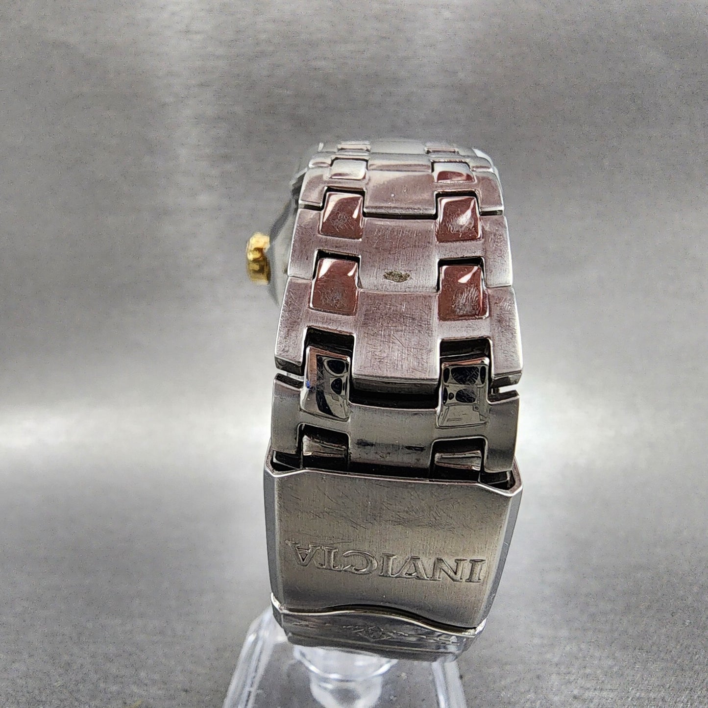 Invicta Pro Diver Watch Women 38mm White Dial Two Tone Daydate Round New Battery7