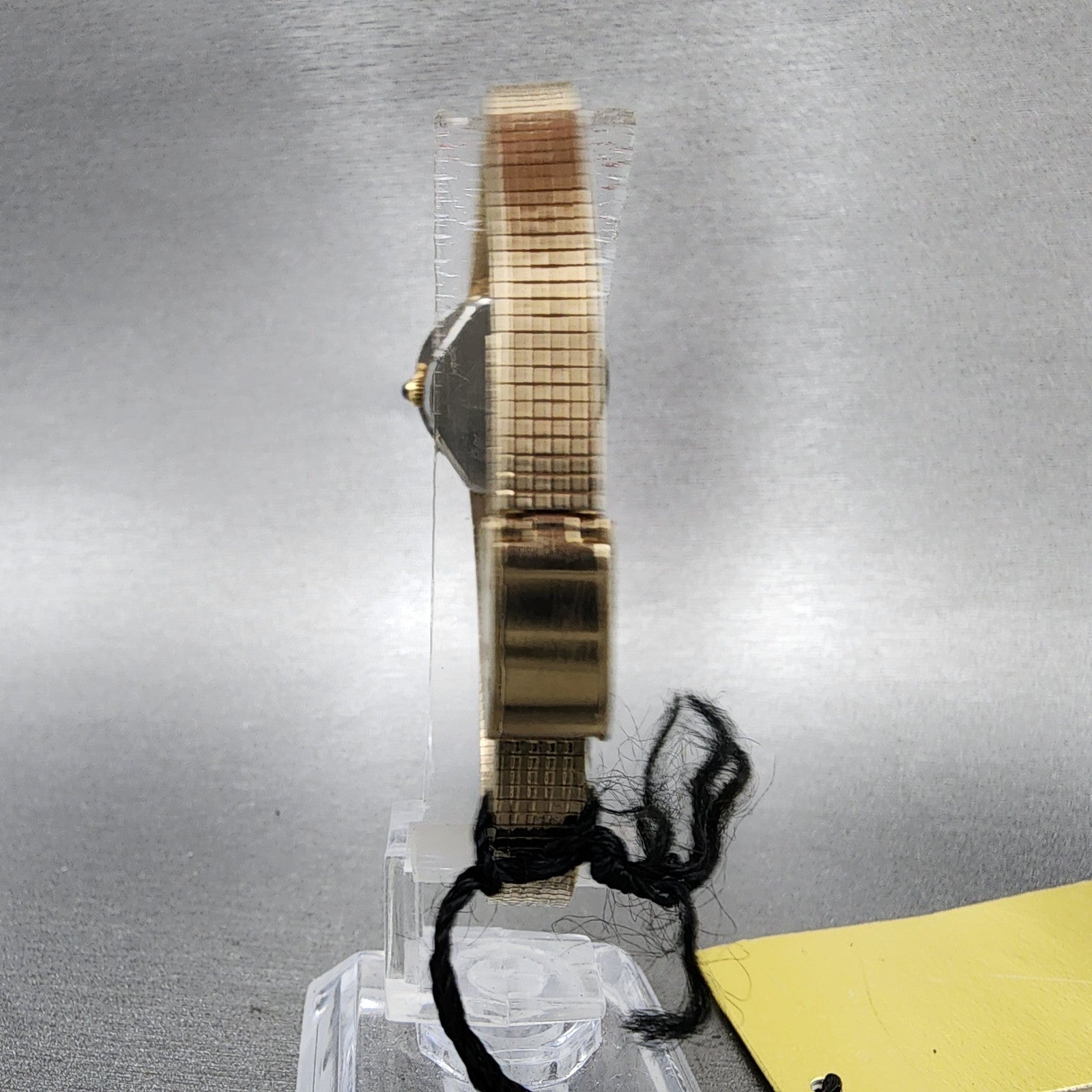 Lucien Piccard Dufonte Watch Women 17mm Champagne Dial Gold Tone Round New Batt7