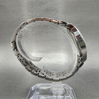 Bulova Diamond Watch Women 34mm MOP Heart Dial Silver Tone 96P182 New Battery8