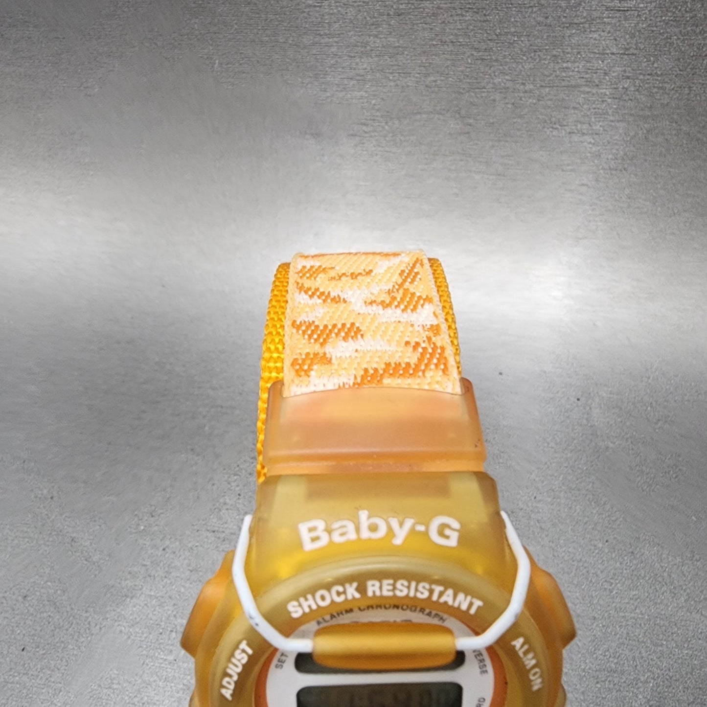 Casio BabyG Watch Women 39mm Digital Orange Alarm Chrono BG350 New Battery4
