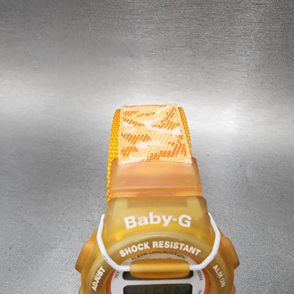 Casio BabyG Watch Women 39mm Digital Orange Alarm Chrono BG350 New Battery4