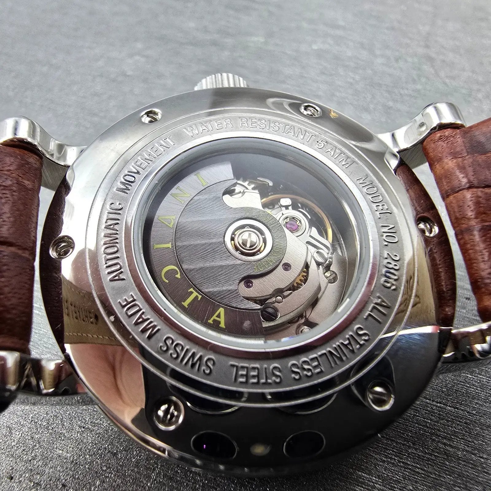 Invicta Automatic Watch Women 33mm Silver Dial Silver Tone Date Round 2806 Runs9