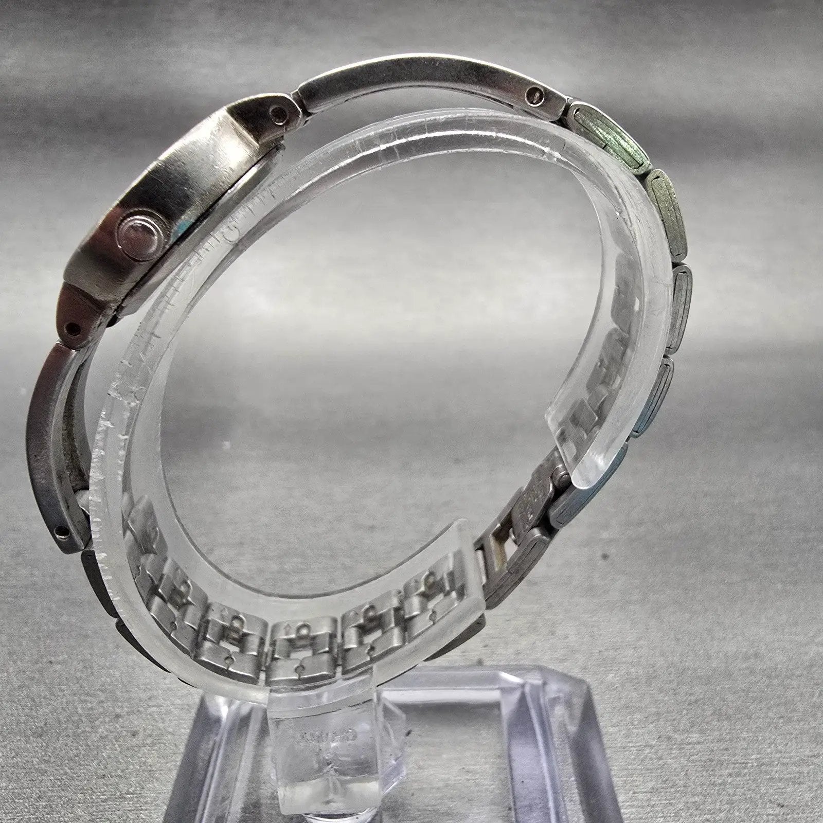 Citizen Watch Women 21mm Silver Dial Silver Tone Round 5920-S95650 New Battery6