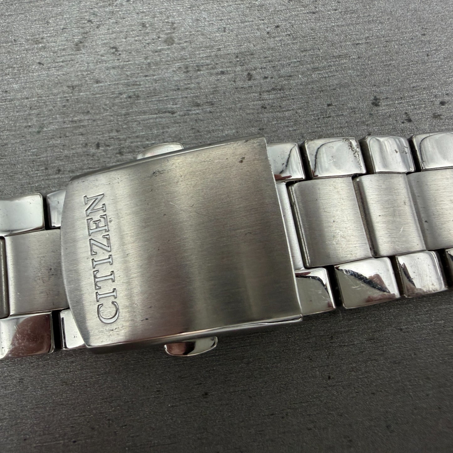 Citizen Bracelet 23mm Stainless Steel Tri Folding Clasp4