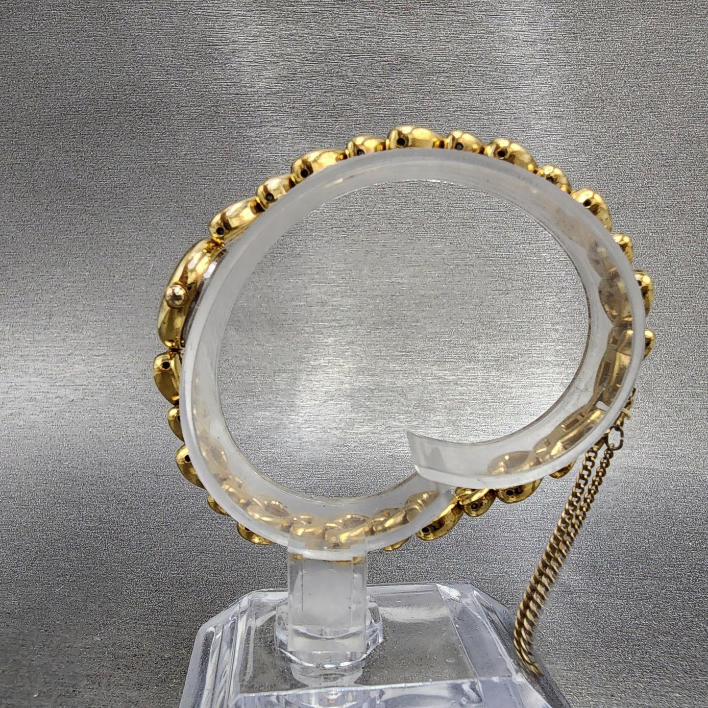 Seiko Heart Watch Women 16mm Champagne Dial Gold Tone 1e200d30 New Battery6