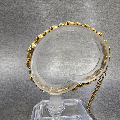 Seiko Heart Watch Women 16mm Champagne Dial Gold Tone 1e200d30 New Battery6