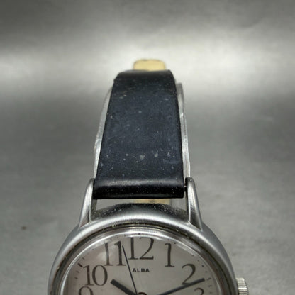 Seiko Alba Watch Women 26mm White Dial Silver Tone Round V501-0BW0 New Battery4