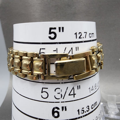 Seiko Watch Women 19mm Black Dial Gold Tone Round V4010518 New Battery10