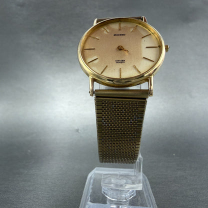 Citizen Exceed Watch Men 32mm Champagne Dial Gold Tone 2720-272145 PARTS6