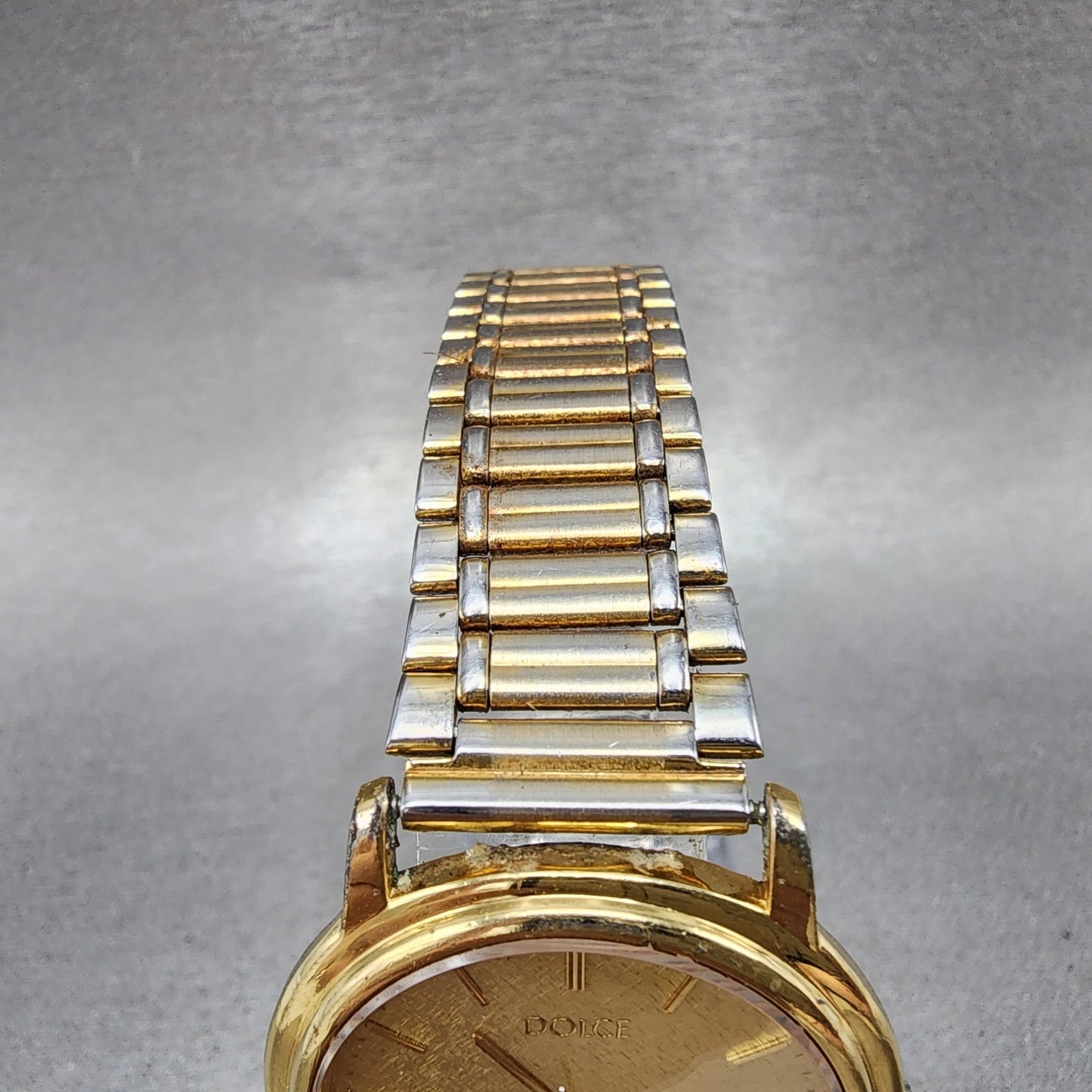 Seiko Dolce Watch Men 32mm Champagne Dial Gold Tone 5s216011 New Battery READ!!4