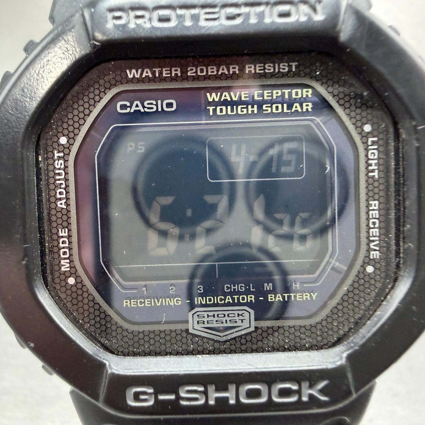 Casio G-Shock GW-5600BJ Watch Men 44mm Black Solar Alarm Chronograph Works1
