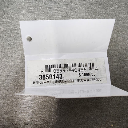 Movado Heritage Datron Watch Men 39mm Blue Dial Gold Tone Date Round 365014311